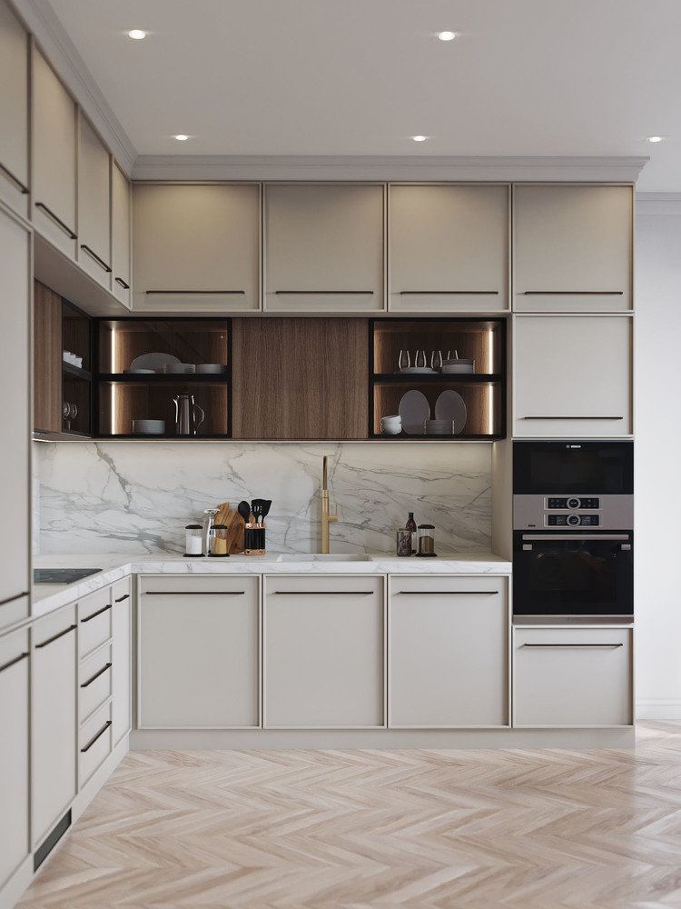 کابینت مدرن و شیک اشپزخانه لوکس