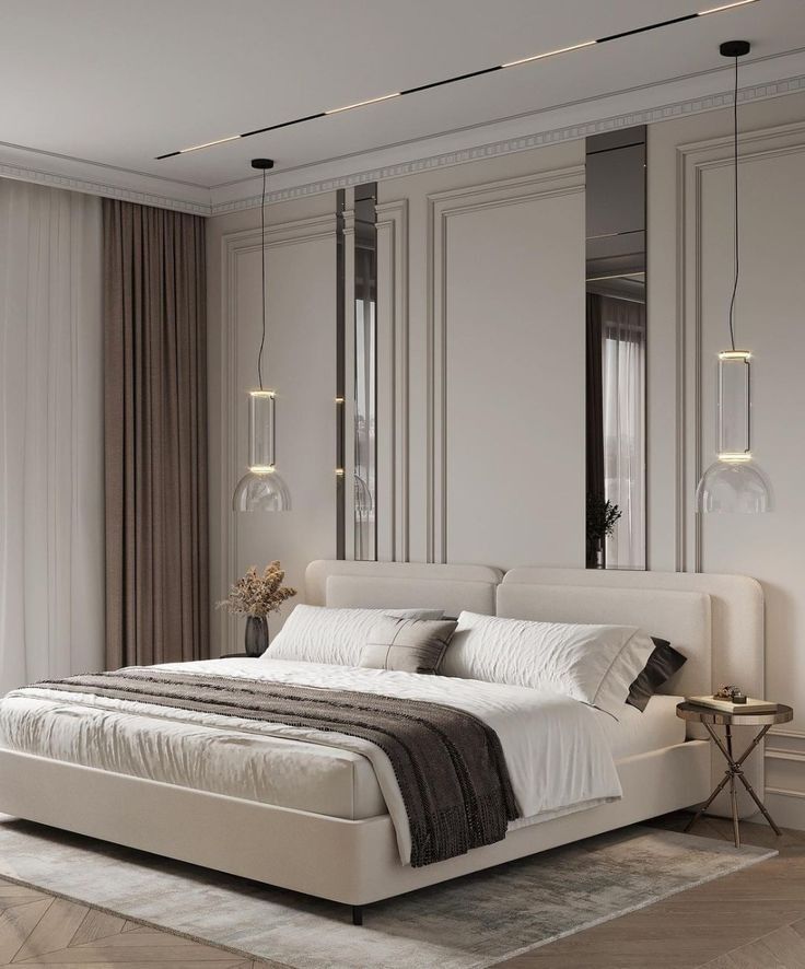 اتاق خواب نئوکلاسیک